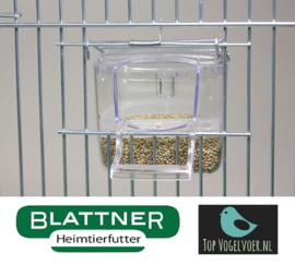 Mangeoire Cage Transparent Bella (Plastiknapf für Vorsatzgitter Bella)