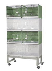 Onderstel met wielen voor kooien (Rollwagen für Zuchtkäfige (92 x 44  x 36h)