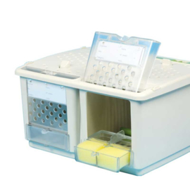 Plastic Transport Box Small 2-parts (Safari Cage klein 2 teilig mit Deckel)