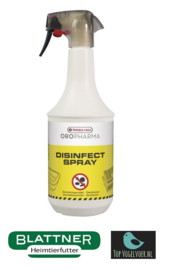 Disinfect Spray, désinfecte l'environnement de l'animal 1 liter (Disinfect Spray - Oropharma 1 Liter)
