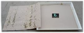 Honingraat bodempapier 53cm x 27cm 25st (Einlegepapier für Zuchtkäfig 55x31x34 (Maß: 530 x 270 mm)