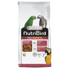 Nutribird P15 Tropical Mix Onderhoudsvoer Papegaai 10kg (P 15 Tropical - Erhaltungsfutter NutriBird)