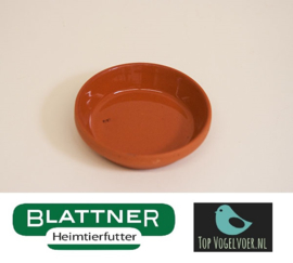 Tonuntersetzer 6/7 cm glasiert