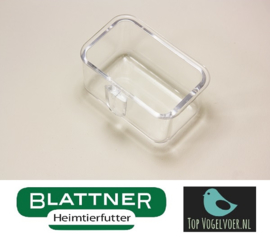 Voerbakje Transparant 6x3,4x3,2cm Met Klem (Napf transparent 6 x 3,4 x 3,2 cm zum Einklemmen)
