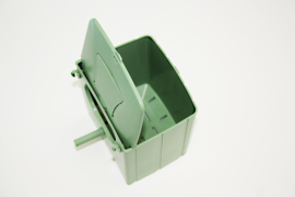 Exoten Nestbox Plastic Green (Exotennistkasten - Kunststoff 12 x 11 x 13,5 cm grün)