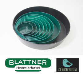 Kunststof voer / badschaal Ø 14cm groen (Kunststoffschale Ø 14 cm)