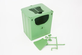 Exoten Nestbox Plastic Green (Exotennistkasten - Kunststoff 12 x 11 x 13,5 cm grün)