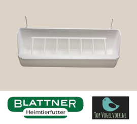 Plastic Bowl With Wire Hooks White 20 cm (Napf mit Drahthaken 20 cm weiß)