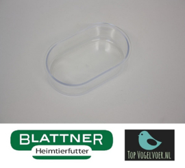 Bol en Plastique Ovale Transparent (Napf oval 12 x 7,5 x 3,5 cm transparent)