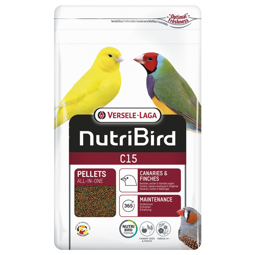 Nutribird C15 Aliment d'entretien 1kg (C 15 - Erhaltungsfutter NutriBird)