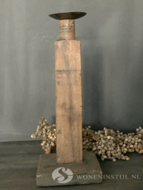 Kandelaar hout | ornament (4)