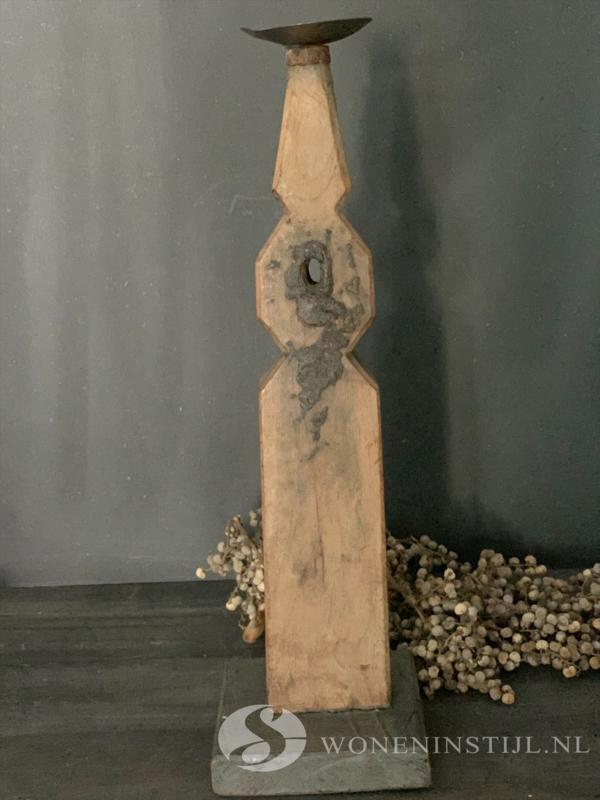 Kandelaar hout | ornament (3)