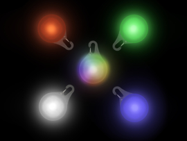 Oplaadbaar Mini Halsbandlampje Multicolor Lichtgevend LED Hondenlampje