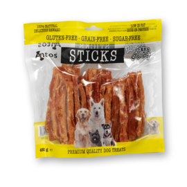 400 Gram Kipsticks Chicken D'light Hondensnacks