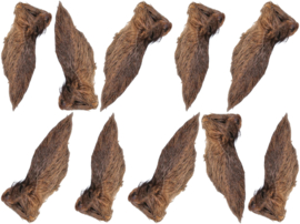 10 x Ree Oren Met Vacht Reeën Oor Reeënoor Hert Reeoren Roe Vension Ears Natuurlijke Hondensnacks