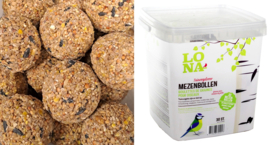 Emmer met 30 Stuks Gevulde High Quality Mezenbollen Met Vogelzaden Vetbollen