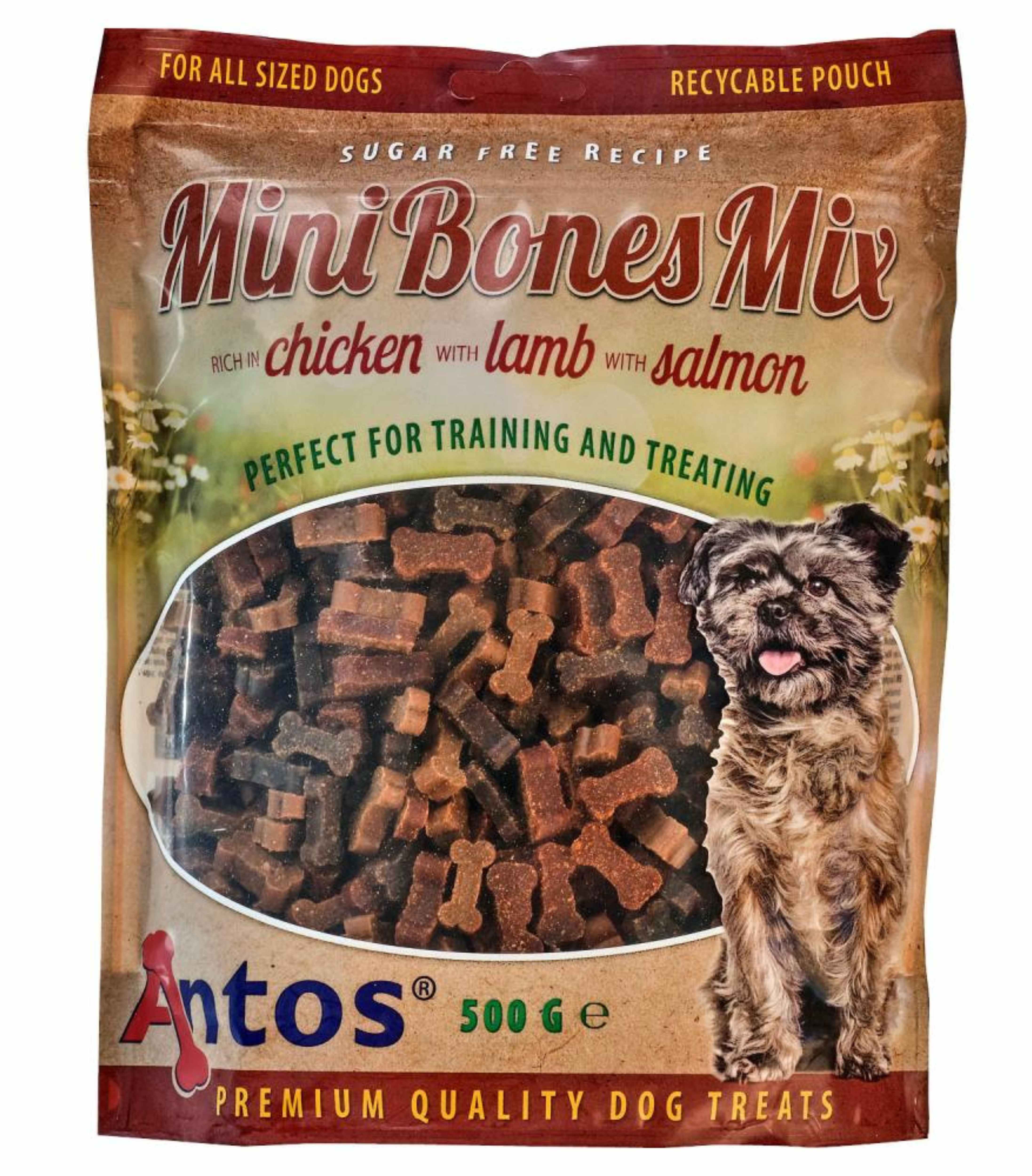 Mini Soft Treats Kip Lam Zalm Beloningssnacks 500 Gr. Vlees Training Snacks Puppy Snack Hondensnacks