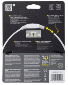 Luxe Oplaadbare Multicolor XL Led Honden Halsband + Oplaadkabel Lichtgevende Disco Voor Grote Hond