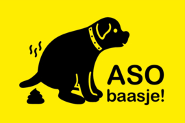 200 x Aso Baasje! Hondenpoep Vlaggetjes Poepvlaggetjes Poepprikkers Vlaggetje Honden Poep Prikkers