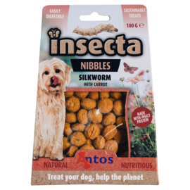 Insecta Nibbles - Zijderups & Wortel Insecten Snacks