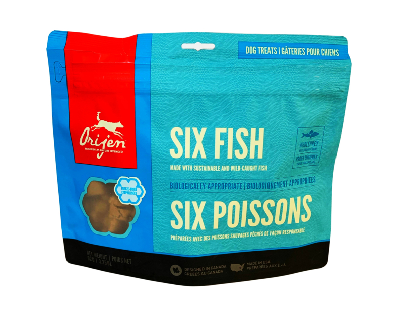 Orijen 6 Fish Natuurlijke Hypoallergene Honden Snacks Vis