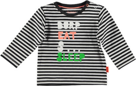 B.E.S.S. Shirt Striped White