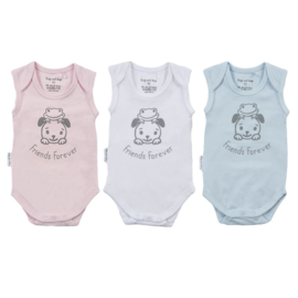 Frogs & Dogs Romper Roze