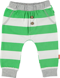 B.E.S.S. Pants Striped Green