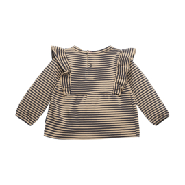 B.E.S.S. Shirt Striped Ruffles