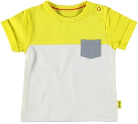 B.E.S.S. Shirt Colorblock Yellow