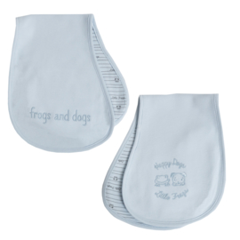 Happy Dogs & Little Frogs Burpy Blanket