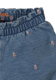 B.E.S.S. Short Denim Embroidery Flower