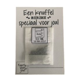 Theekaart  Een knuffel voor jou - Theelief