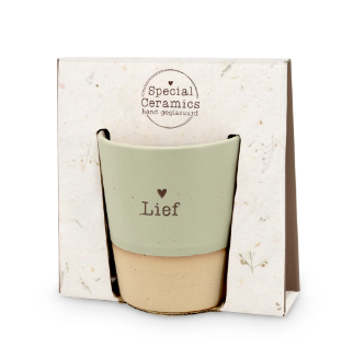 Mok - Groen - Lief - Pakketpost!