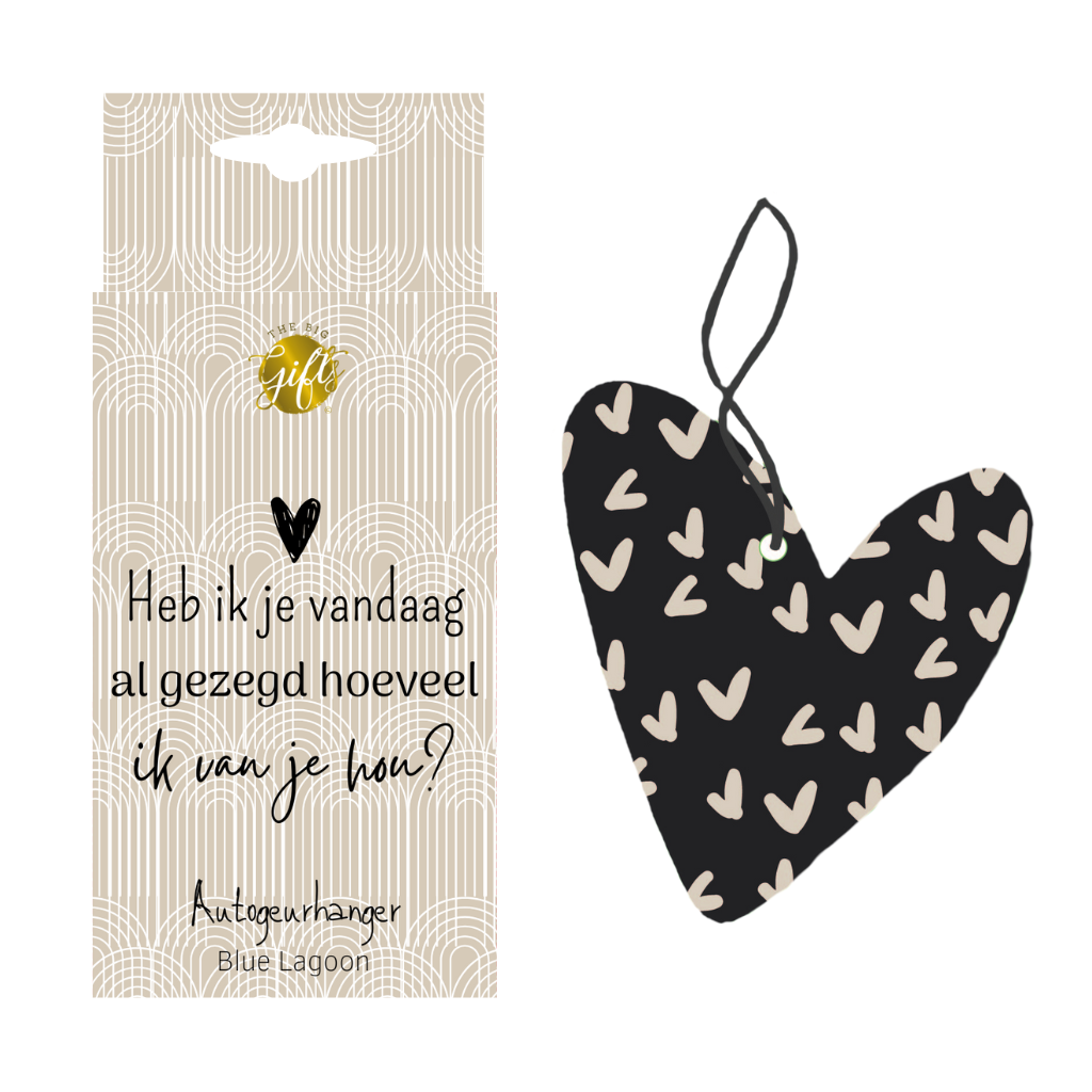 Autogeurhanger - Heb ik je vandaag al gezegd... - Blue lagoon