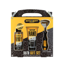 Giftset - Body wash + handscrub + Bieropener - Pakketpost!