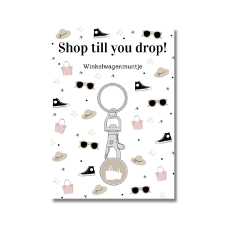 Winkelwagenmuntje - Shop till you drop