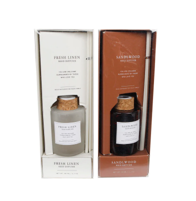 Geurstokjes - Sandalwood - 80 ml - Pakketpost!