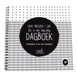 Dagboek meester/juf - Afscheidsboek vol mooie herinneringen - Pakketpost!