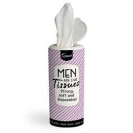 Tissues koker -men are like tissues strong, soft and disposable - PAKKETPOST!!