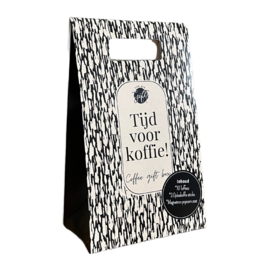Coffee gift box 3-delig - Tijd voor koffie! - Pakketpost!