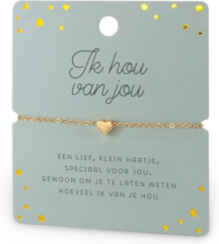 Armband - Ik hou van jou
