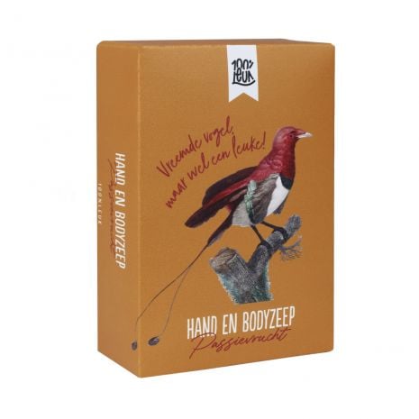 Hand en bodyzeep - Vreemde vogel maar wel een leuke - Pakketpost!