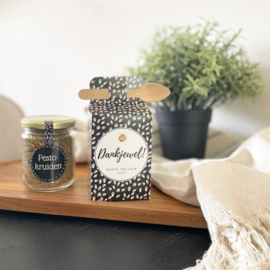 Pesto kruiden - Dankjewel! - Pakketpost!