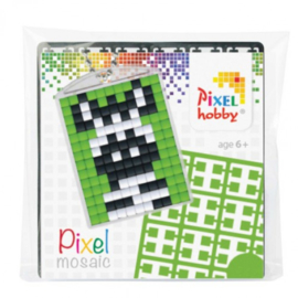 23013 Pixel sleutelhanger set compleet - Zebra