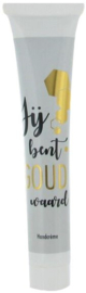 Handcreme - Jij bent goud waard - Wit