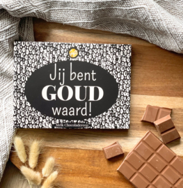 Chocolade - Jij bent goud waard!