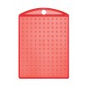 Losse sleutelhanger Rood met kettinkje  -  Pixel Hobby