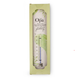 Thermometer - Groen - Opa je bent geweldig