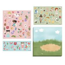 Little dutch stickerset rosa en friends